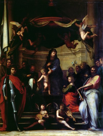 The Mystic Marriage of St. Catherine of Siena by Fra Bartolommeo